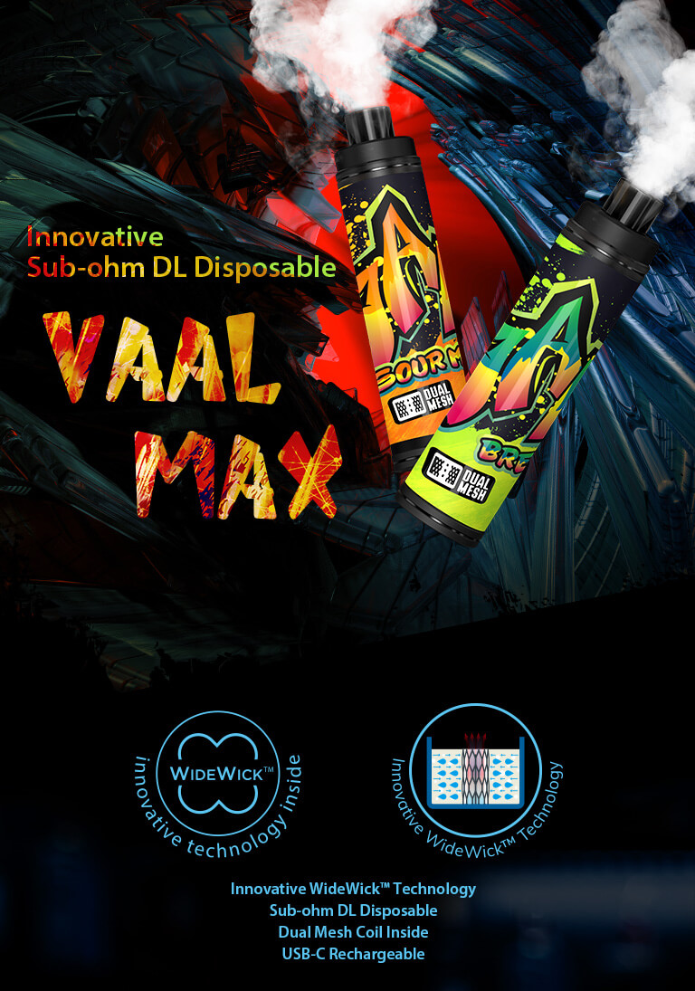 VAAL Max Sub ohm dual mesh DL disposable pod vape