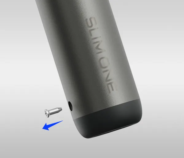 VAAL Slim‑One removable‑battery step1 unscrew philip screw