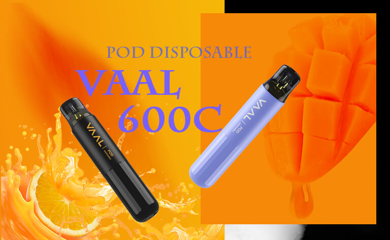 Indulge in satisfying vaping sessions with the Vaal 600C's 1.8ohm mesh coil, producing voluminous clouds and delectable flavor.